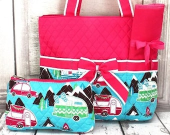 DIAPER BAGS NEW Colors and Prints--monogrammed/ Baby Gift/ Baby
