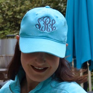 Monogrammed COMFORT COLORS Baseball CapNEW image 1