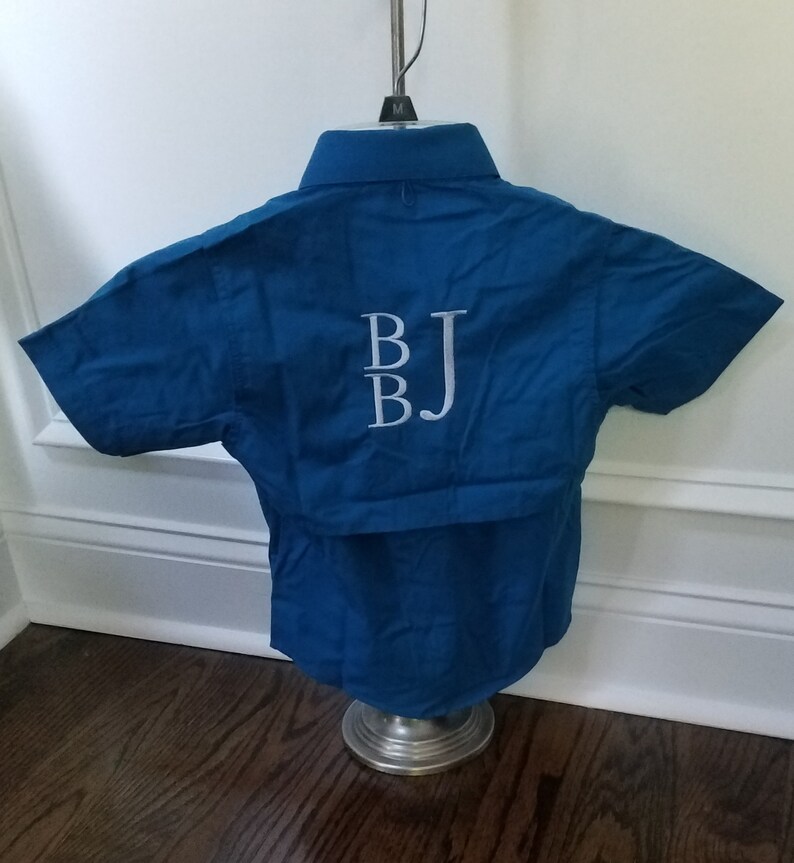 TODDLER Fishing Shirt/ Monogrammed Sizes 12 Months 2/3 4/5 image 4