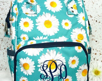 Diaper Bag Backpack/   Monogrammed/New Color Now In