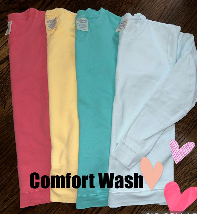 Child/ Toddler/ Youth Comfort Color Sweatshirt Comfort Wash Sweatshirt image 6