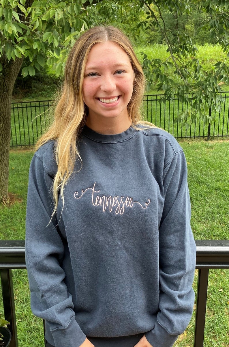 Comfort Colors / Monogrammed Sweatshirt MONOGRAMMED-SIZES Small through XLarge/ MORE Colors Added image 7