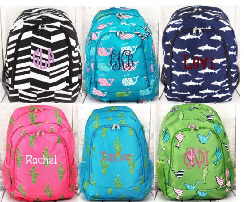 Monogrammed Backpacks....CUTE PRINTSNEW image 2