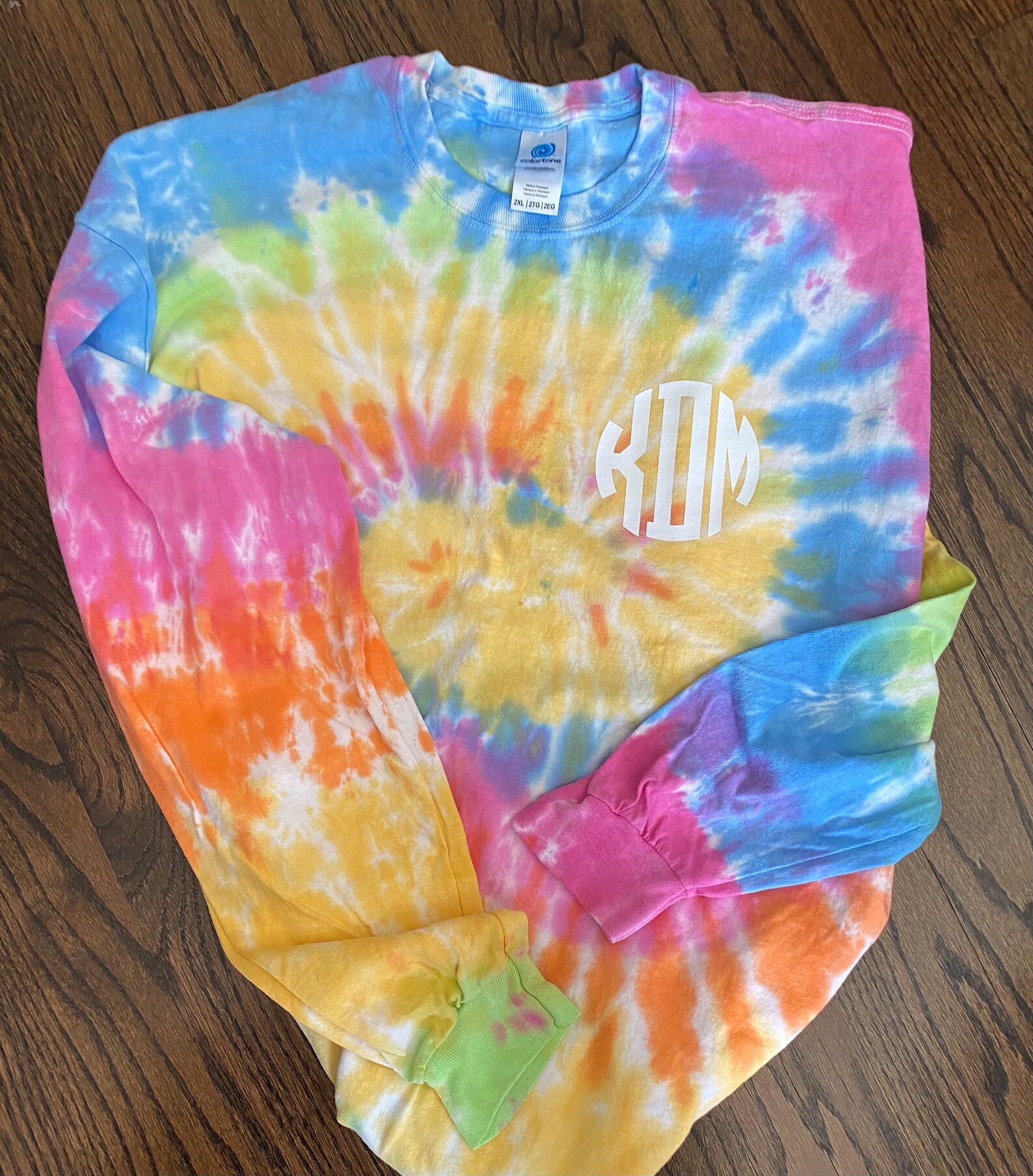slim tie dye