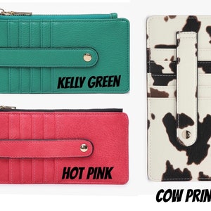 CARTERA Slim Snap con monograma / ¡NUEVOS colores!