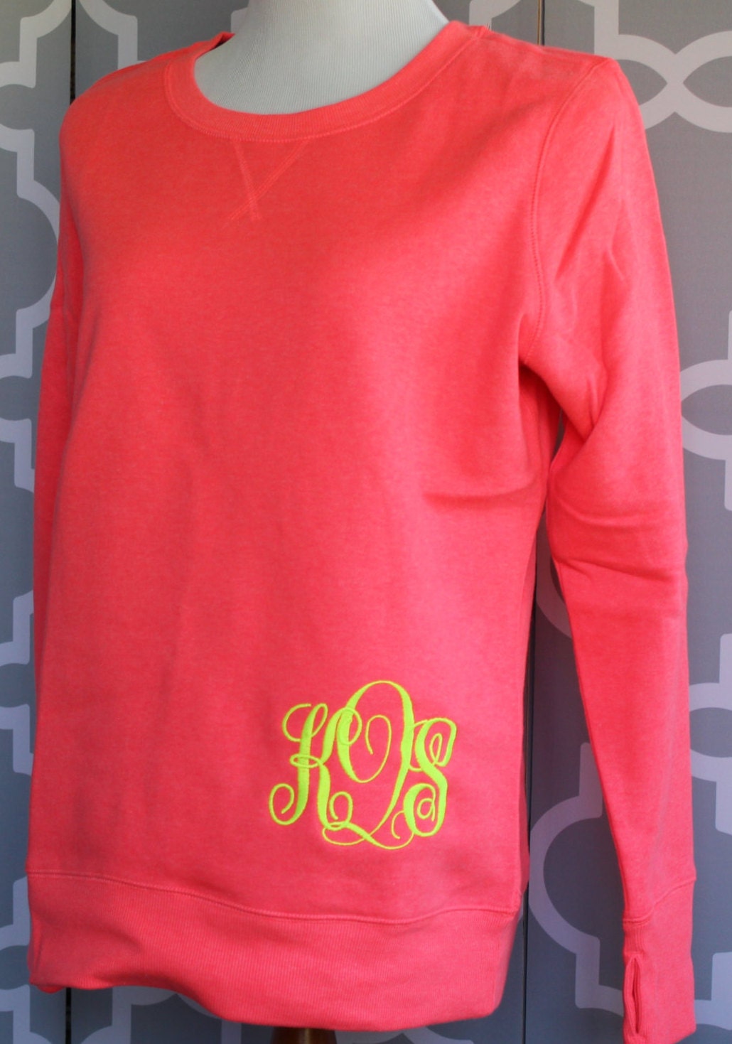 Simple Monogram Sweatshirt, Dainty Embroidery, Great for Bridal Parties! –  The Southern Post