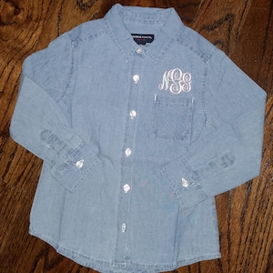 Toddler/ Kids Denim Shirt for your Little Ones to Match Adults NOW 12 months size 14 画像 1