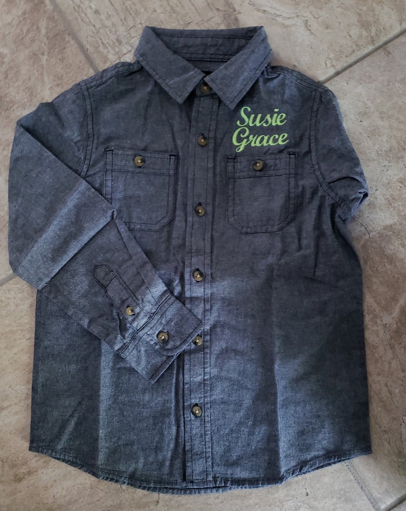 Toddler/ Kids Denim Shirt for your Little Ones to Match Adults NOW 12 months size 14 画像 5