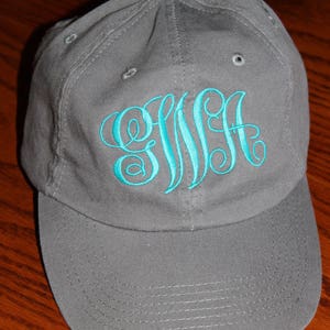 Monogrammed COMFORT COLORS Baseball CapNEW image 3