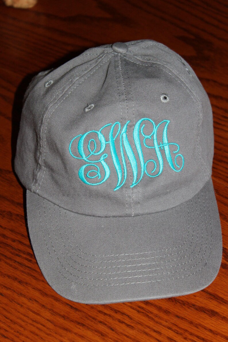 Monogrammed COMFORT COLORS Baseball CapNEW image 3