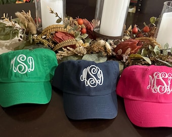 Monogrammed Baseball Cap