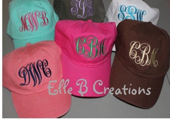 Monogrammed Baseball Cap