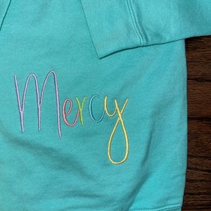 Child/ Toddler/ Youth Comfort Color Sweatshirt Comfort Wash Sweatshirt image 2