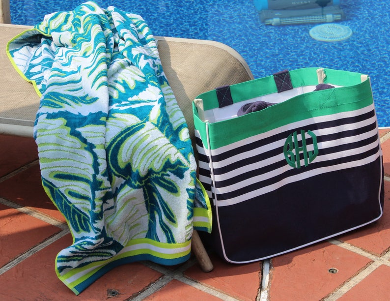 Monogrammed Beach Towel/ Premium Towel/ Jumbo Size THICK Etsy