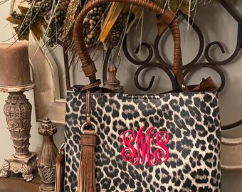 cheetah print handbag