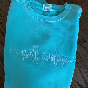 Comfort Colors / Monogrammed Sweatshirt MONOGRAMMED-SIZES Small through XLarge/ MORE Colors Added image 5