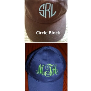 Monogrammed Baseball Cap image 4