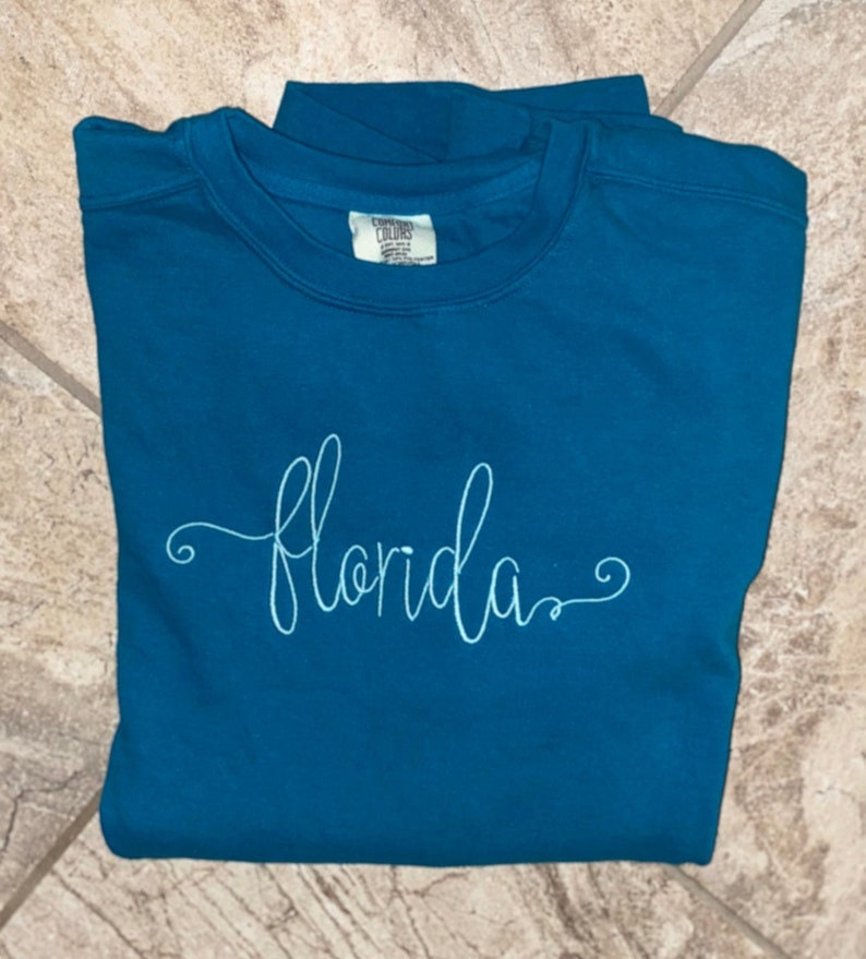 Comfort Colors / Monogrammed Sweatshirt MONOGRAMMED-SIZES Small through XLarge/ MORE Colors Added image 6