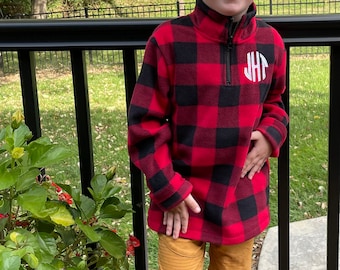 Buffalo Plaid Zip Up - Etsy