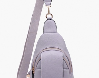Sling Crossbody Bag / FREE Monogram/ Ruby Rose/ Lilac/ Almost Sold Out