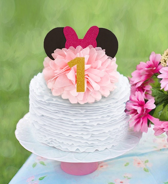 Ccizoepoetry Birthday Cake Minnie Mouse Birthday Cake Topper