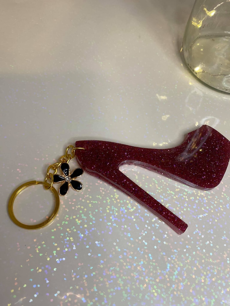 keychain High Heel Resin