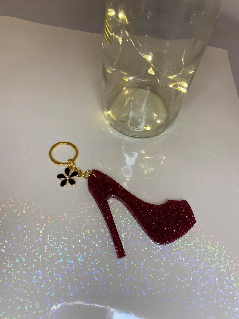 keychain High Heel Resin