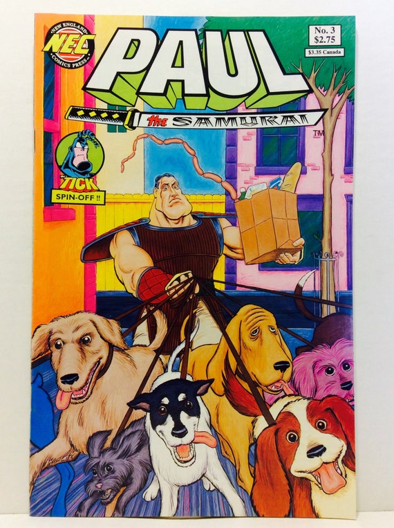 Paul the Samurai #1-3 (vintage NEC Comics 3--pack Madness!!) - Etsy