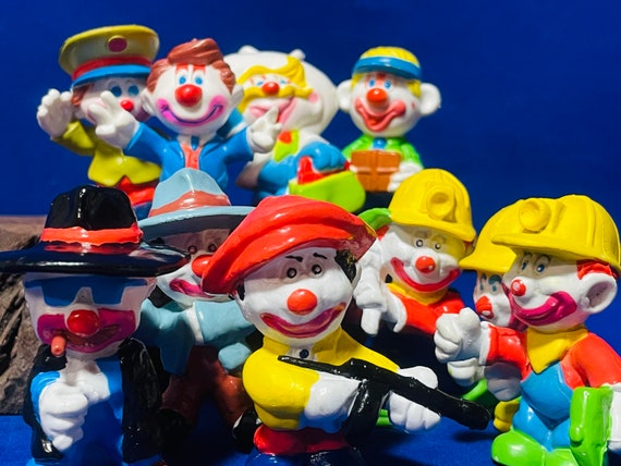 Clown Around Mego Figures (vintage Mego Corp. Pvc Figures) - Etsy