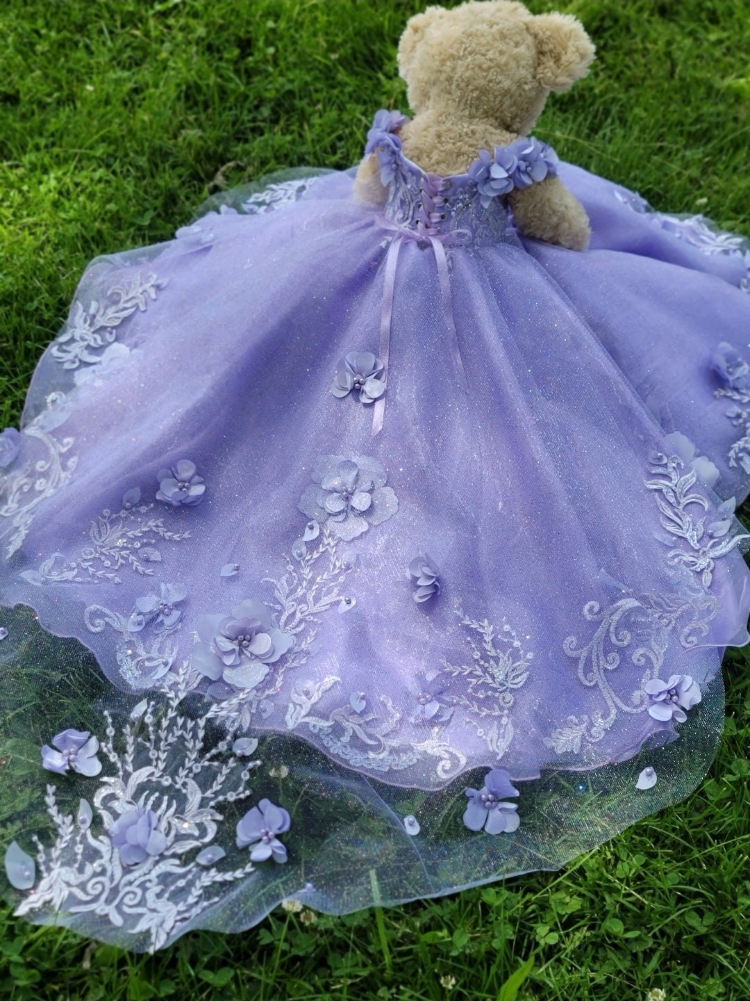 quinceanera doll purple dress Amazon.com: KINNEX COLLECTIONS SINCE 1997 17" Quinceaera Centerpiece Doll Tulle Gown, Mis Quince Aos Table Decoration & Keepsake ARC8421-5 ( Lavender) : Toys & Games