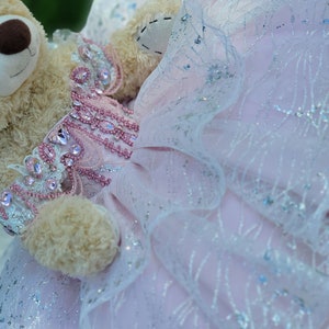 Pink Quinceanera Doll Dress doll Fancy Dress - 18&quot; doll custom Dress