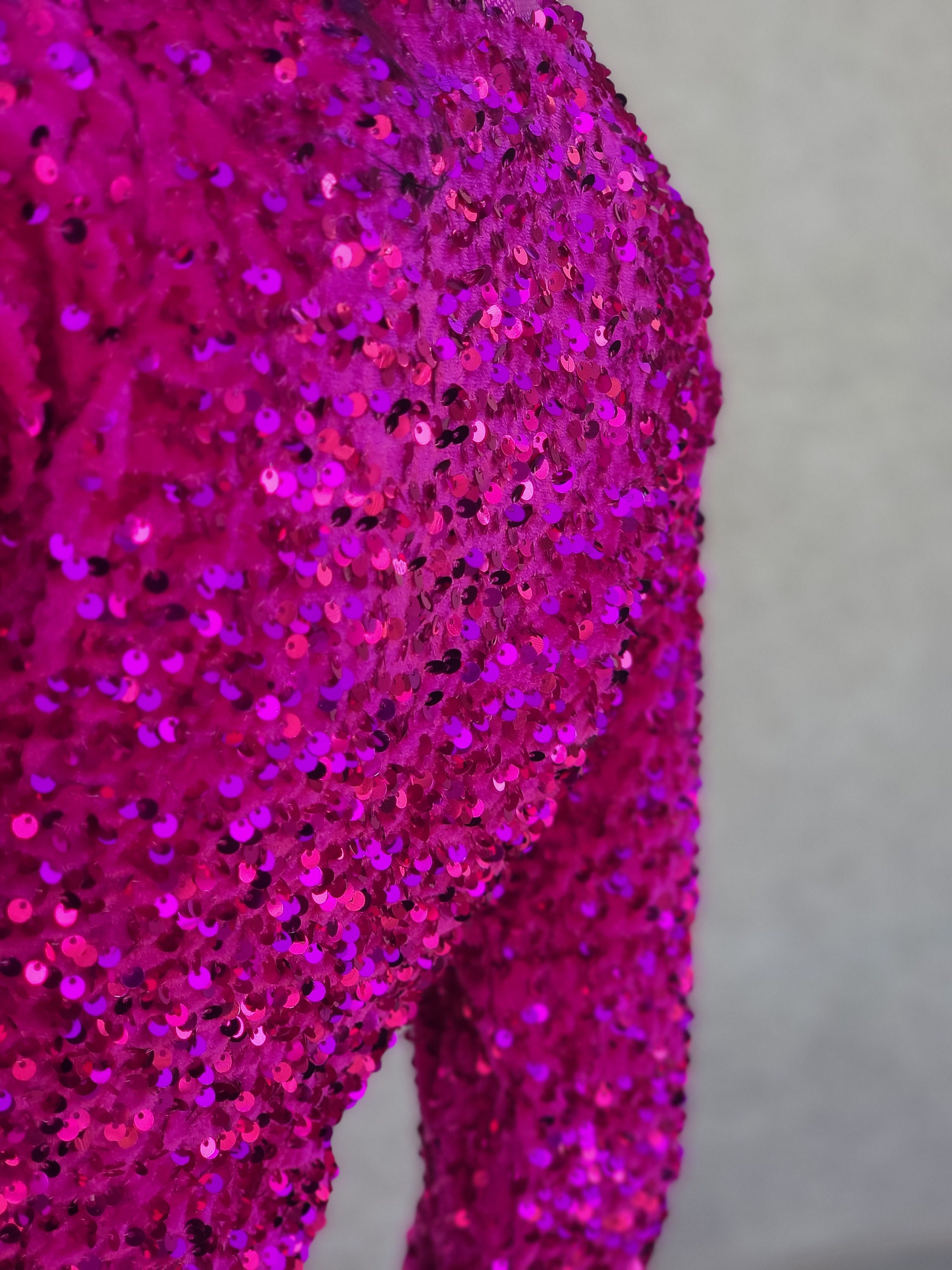 Hot Pink Sequin Dance Outfit - Made to Measure
