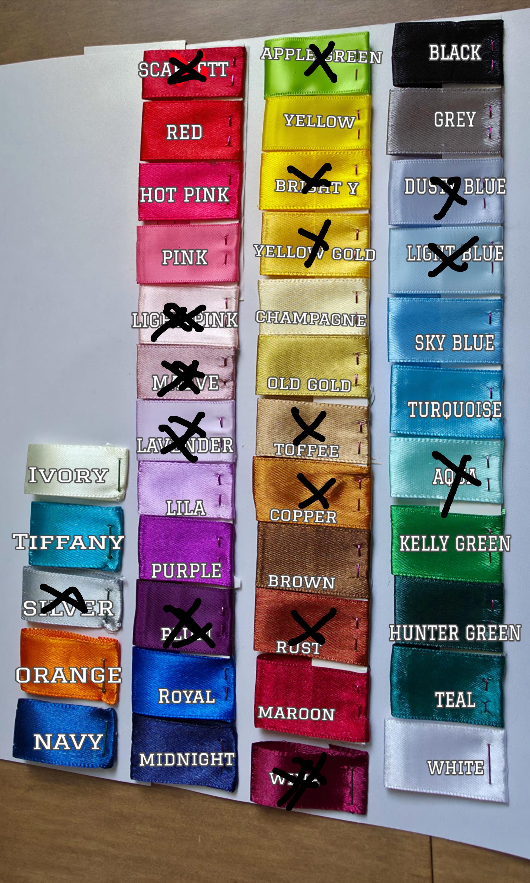 Personalized Graduation Ribbon Lei – Custom School Colors, Name & Year ...