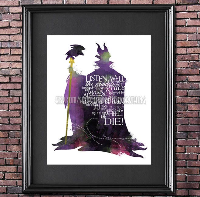 Discover Maleficent Disney VILLAIN Poster