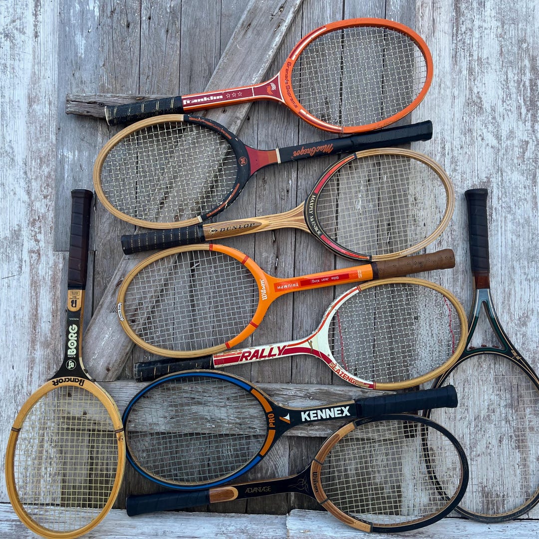 Wilson Borg Racket Wood Tennis Racquets Wilson Billie Jean King Slazenger Bjorn Borg John ...