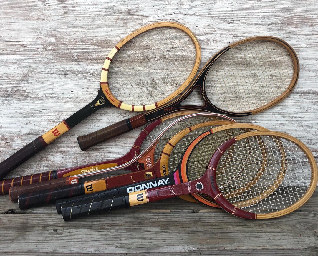 Wilson Borg Racket Wood Tennis Racket Wilson Stan Smith Jimmy Connors Head Guillermo Vilas ...