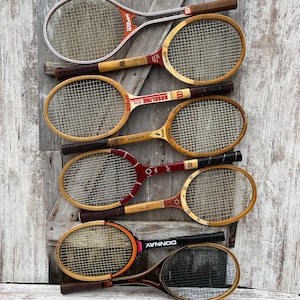 Wood Tennis Racket Wilson Stan Smith Jimmy Connors Head Guillermo Vilas Bjorn Borg Racquets Tennis Pro 14