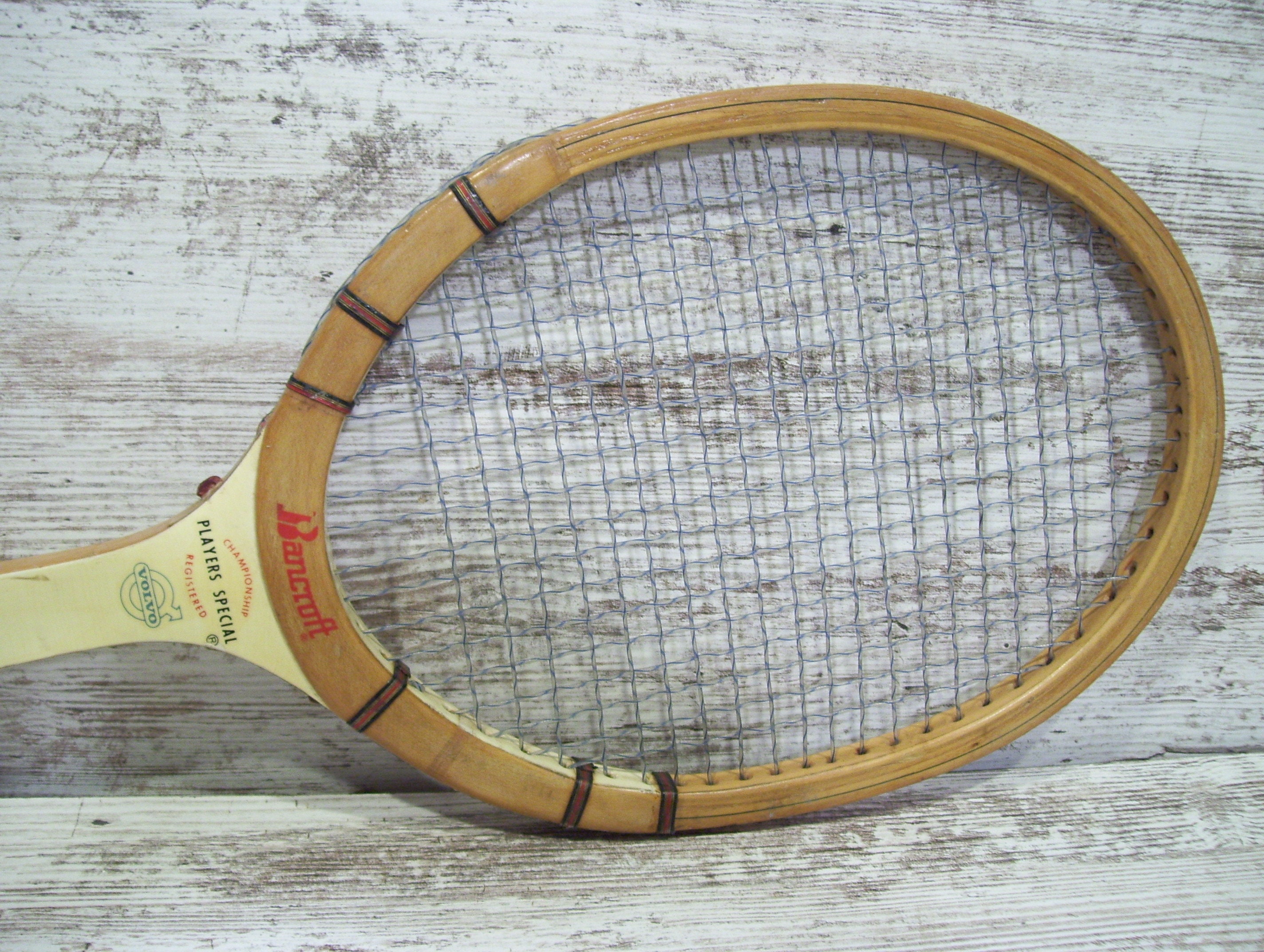 Wood Tennis Rackets ABC World of Sports Love Set Crown Aussie - Etsy ...