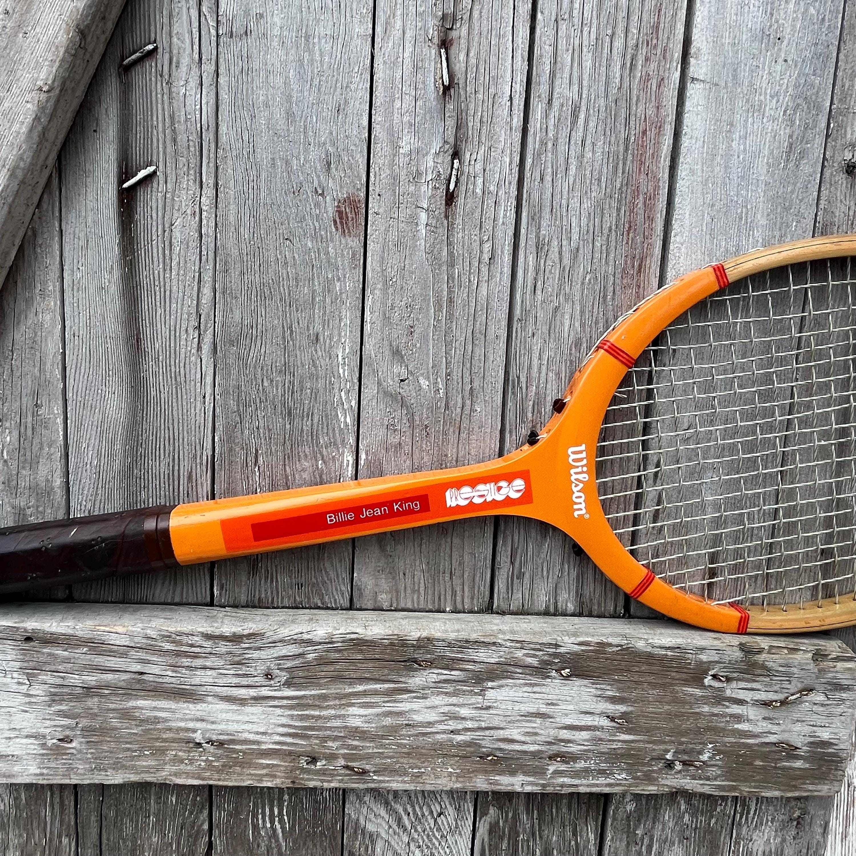 Wood Tennis Racquets Wilson Billie Jean King Chris Evert Spalding
