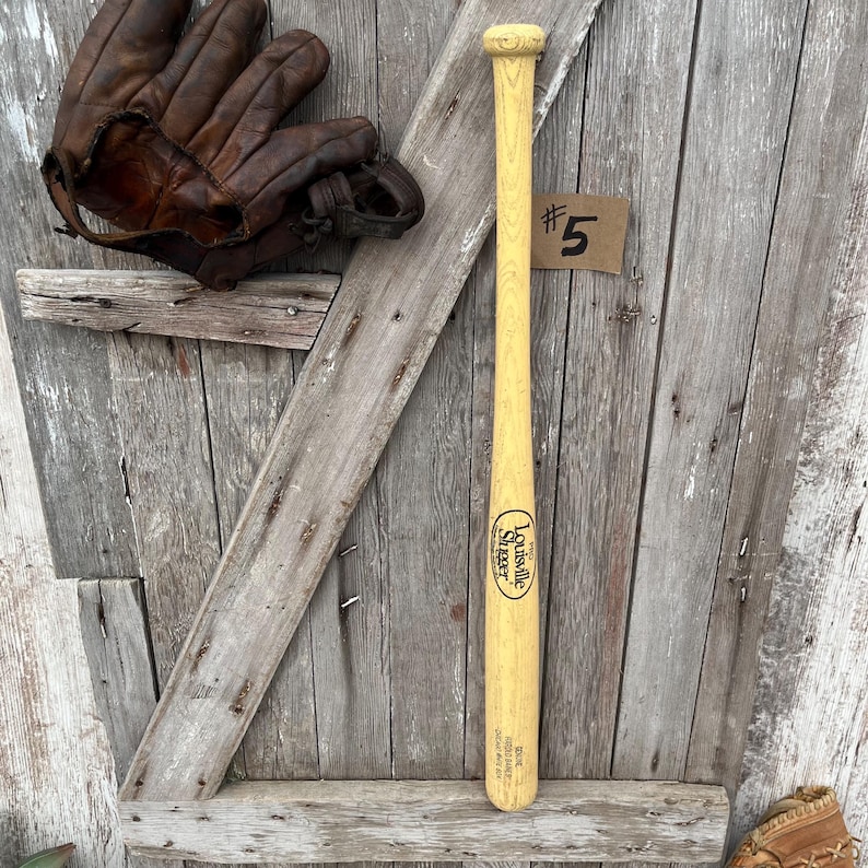Bate de béisbol de madera vintage Louisville Slugger Wilson Harold Baines Chicago White Sox George Brett TU ELECCIÓN C imagen 16