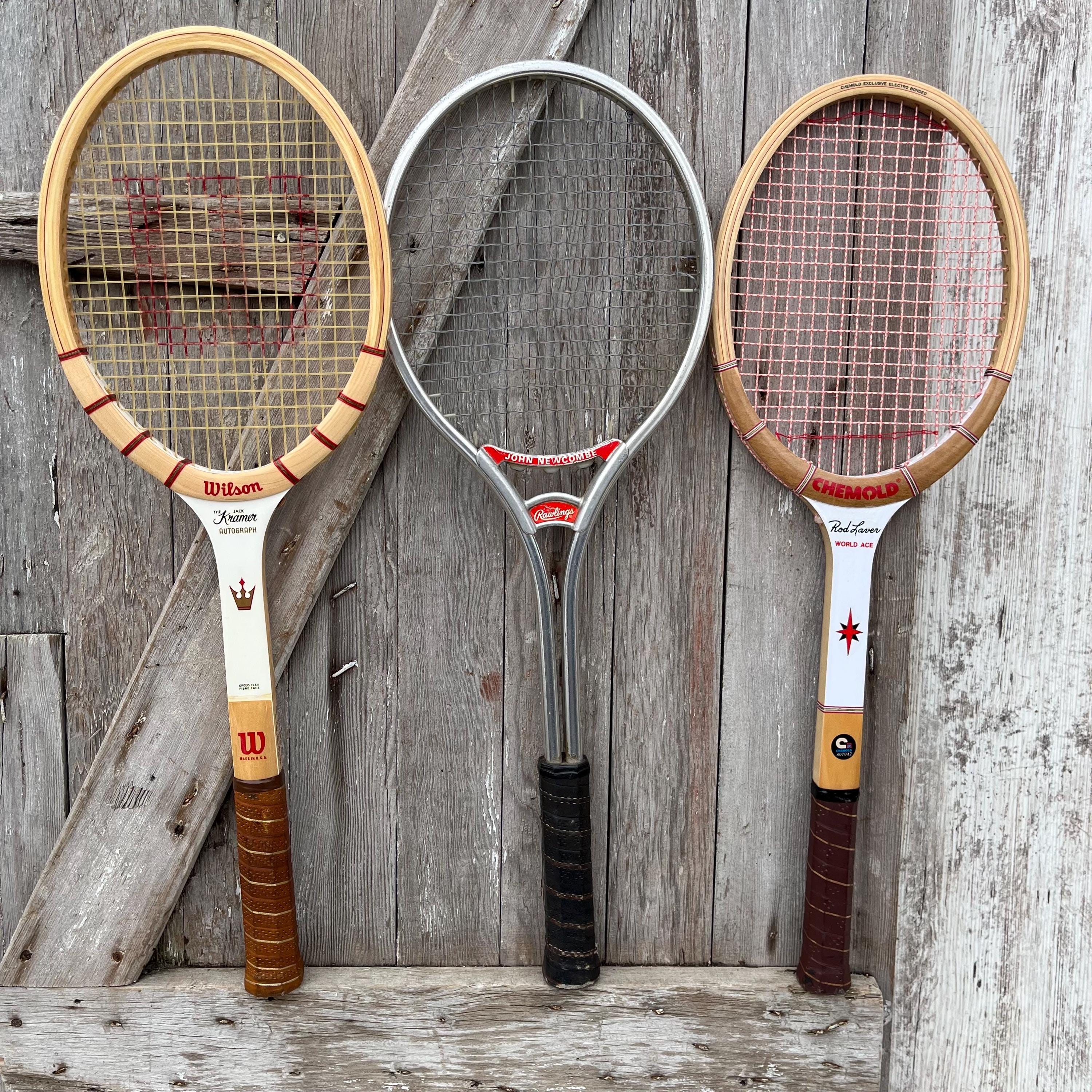 Wood Tennis Racket Wilson Jack Kramer Spalding Pancho Gonzales
