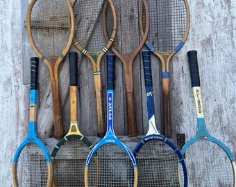 Raquette De Tennis Vintage Spalding – Modèle Rosie Casals