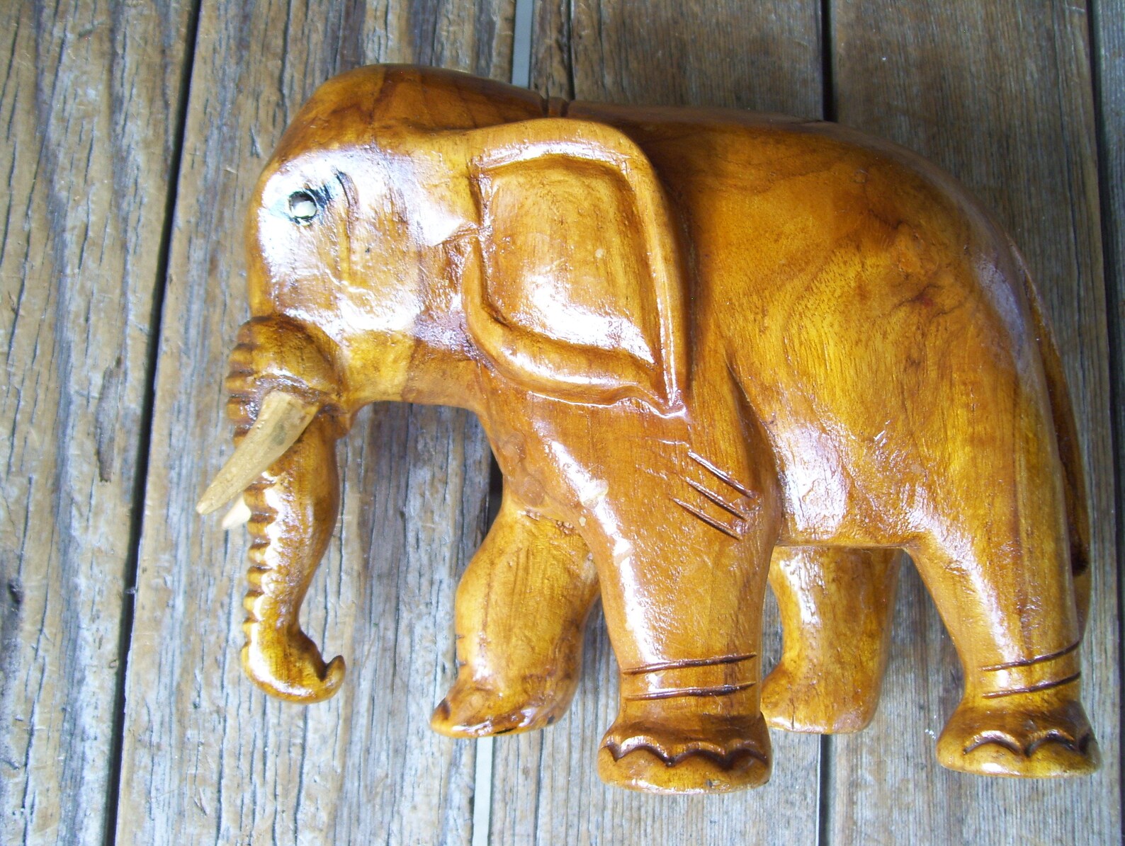 Solid Wood Elephant Good Luck Animal Spirit African Elephant Etsy