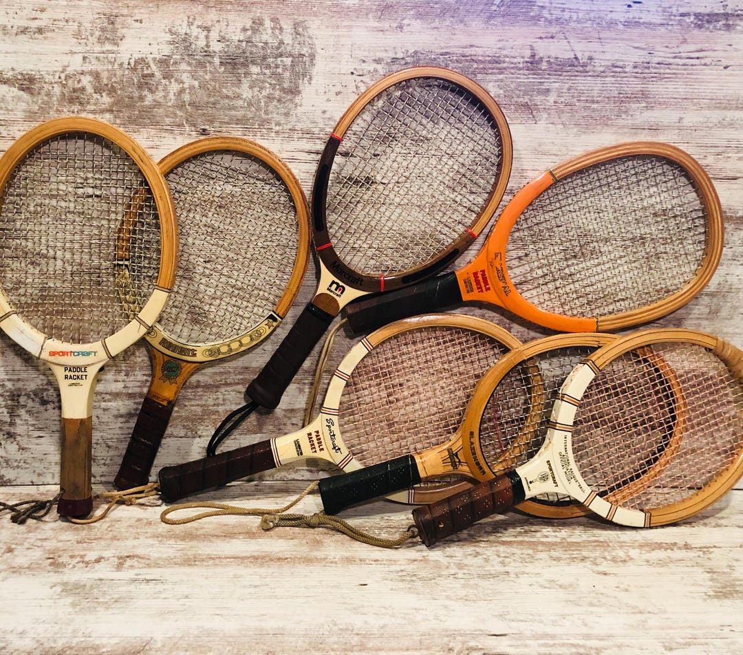 Wood Racquetball Racquets Regent Champ Slazenger Flight Sportcraft ...