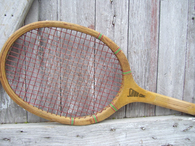 Sioux Wood Rackets Antique Wood Tennis Racket A G Spalding Wright and Ditson Paramount ...