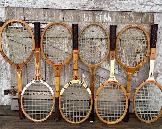 Wilson Wood Racket Wood Tennis Rackets Slazenger Bancroft Wilson Dunlop Wood Rackets ...