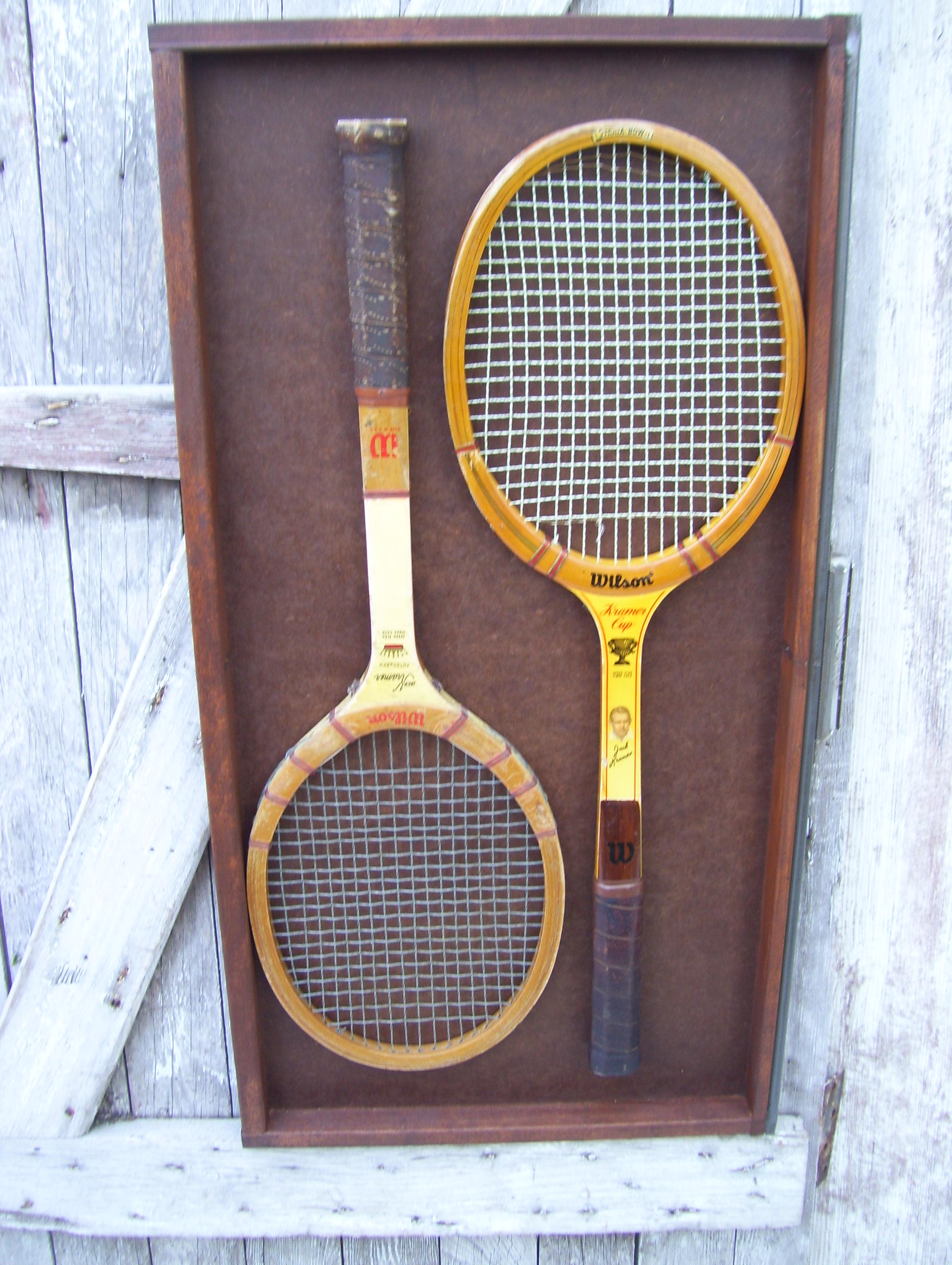 Wilson Wood Racket Wood Tennis Rackets Wilson Jack Kramer Cup Spalding Pancho Gonzales ...