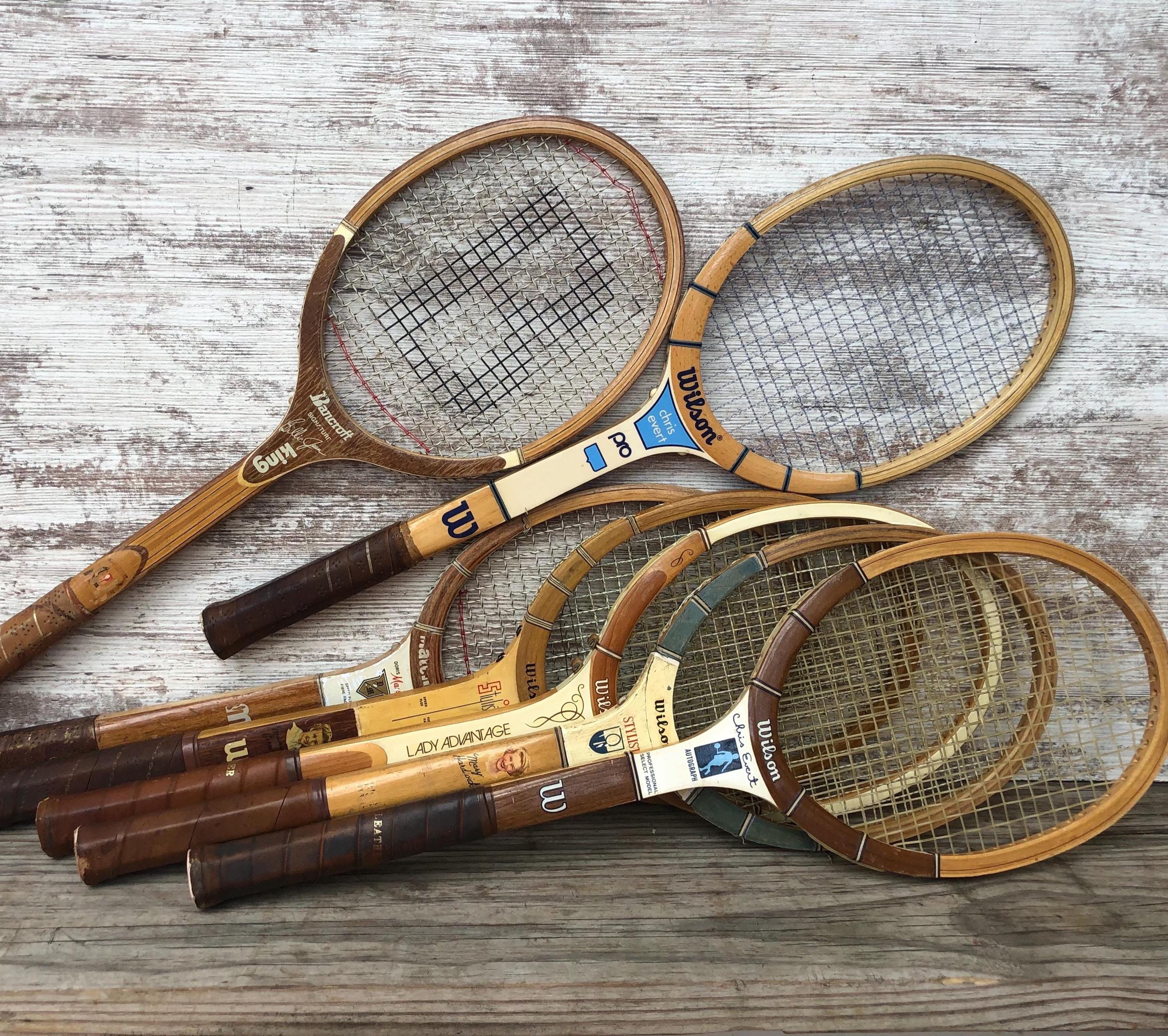 ビンテージ　ウッドラケット　Bancroft Wilsonなど5本セット ビンテージ ウッドラケット Bancroft Wilsonなど5本セット BANCROFT