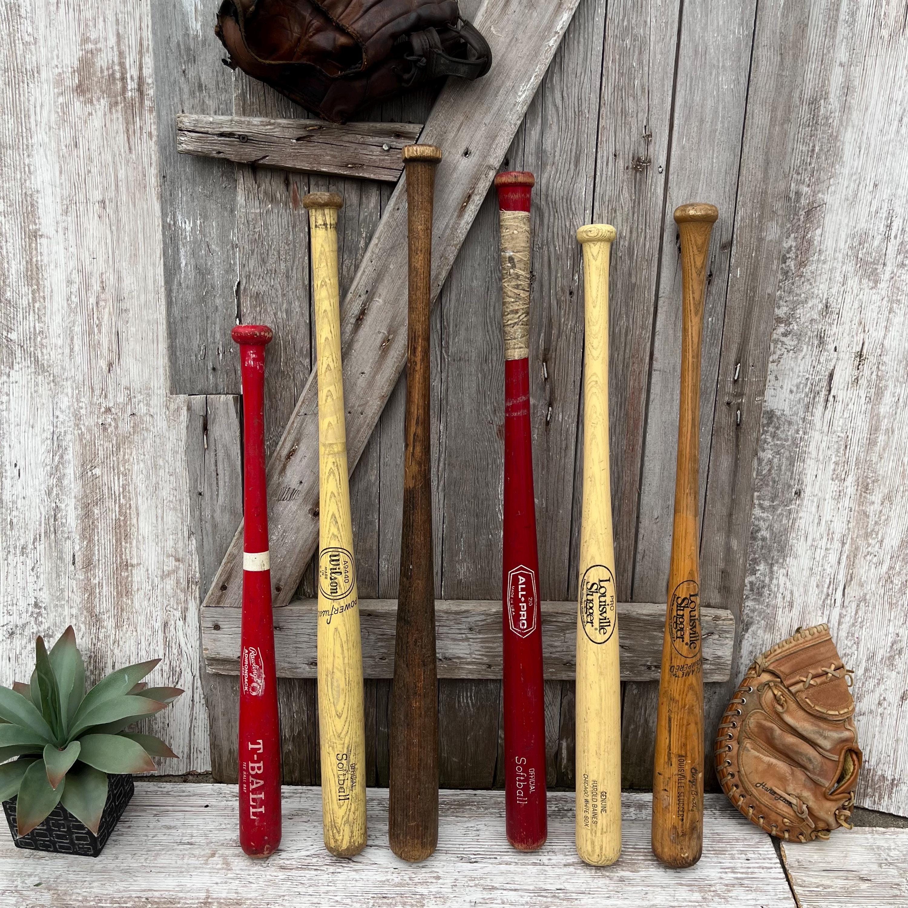 Vintage Wood Baseball Bat Louisville Slugger Wilson Harold Baines