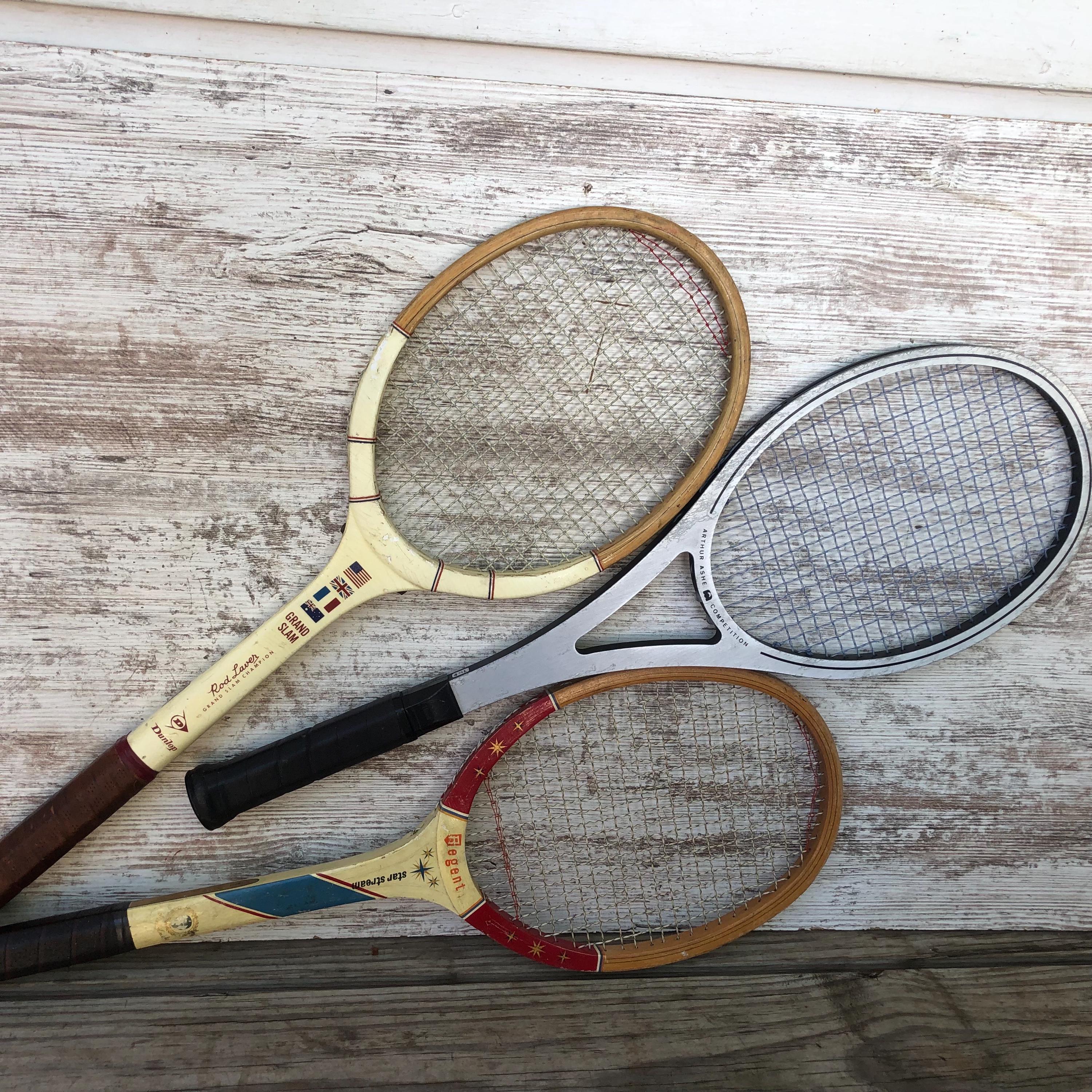 Il Racket Wood Tennis Racket Wilson Jack Kramer Pancho Gonzales Spalding Head ...